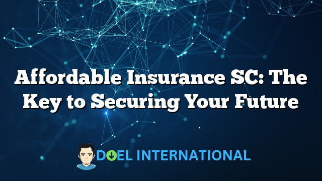 Affordable Insurance SC: The Key to Securing Your Future