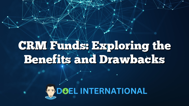 CRM Funds: Exploring the Benefits and Drawbacks