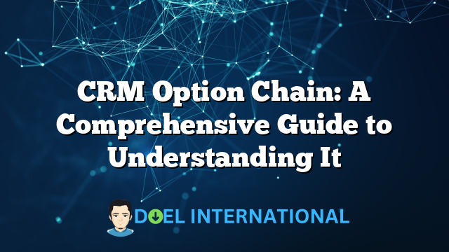 CRM Option Chain: A Comprehensive Guide to Understanding It