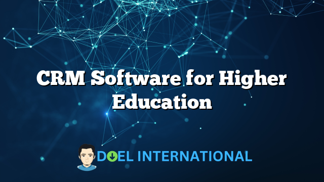 CRM Software for Higher Education