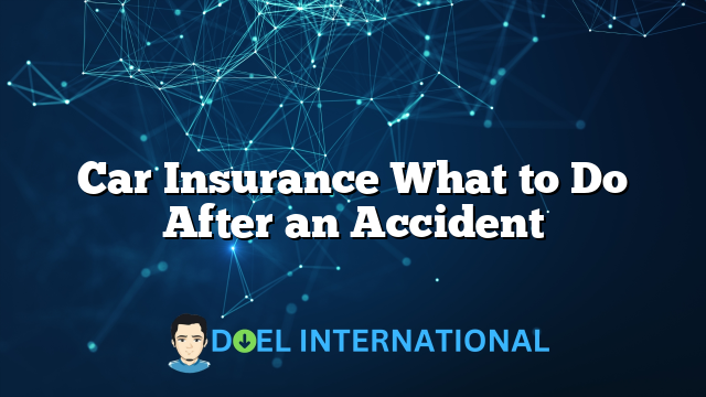 Car Insurance What to Do After an Accident