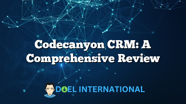 Codecanyon CRM: A Comprehensive Review