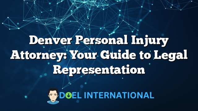 Denver Personal Injury Attorney: Your Guide to Legal Representation