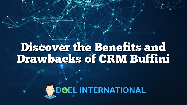 Discover the Benefits and Drawbacks of CRM Buffini