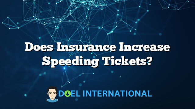 Does Insurance Increase Speeding Tickets?