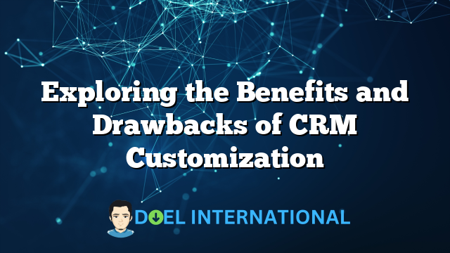 Exploring the Benefits and Drawbacks of CRM Customization