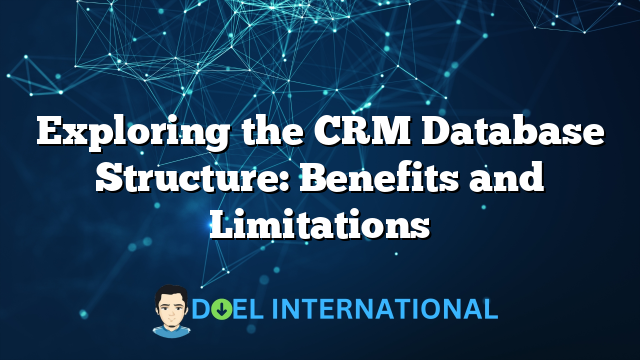 Exploring the CRM Database Structure: Benefits and Limitations