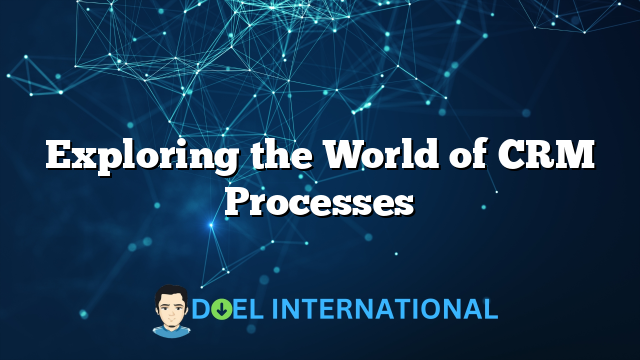 Exploring the World of CRM Processes