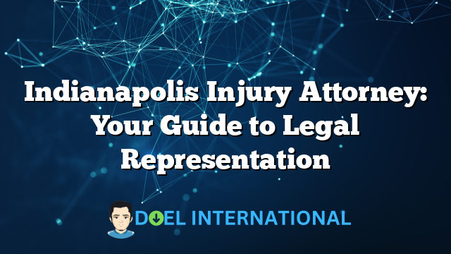 Indianapolis Injury Attorney: Your Guide to Legal Representation