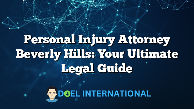 Personal Injury Attorney Beverly Hills: Your Ultimate Legal Guide