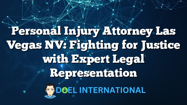 Personal Injury Attorney Las Vegas NV: Fighting for Justice with Expert Legal Representation