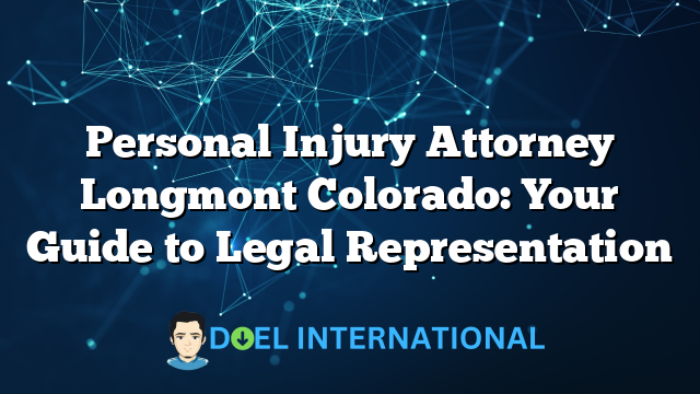 Personal Injury Attorney Longmont Colorado: Your Guide to Legal Representation