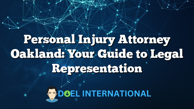 Personal Injury Attorney Oakland: Your Guide to Legal Representation