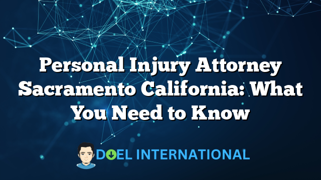 Personal Injury Attorney Sacramento California: What You Need to Know