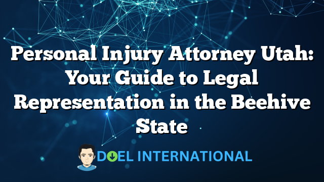 Personal Injury Attorney Utah: Your Guide to Legal Representation in the Beehive State