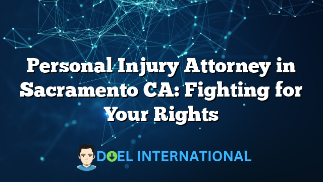 Personal Injury Attorney in Sacramento CA: Fighting for Your Rights