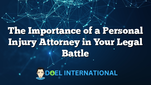 The Importance of a Personal Injury Attorney in Your Legal Battle