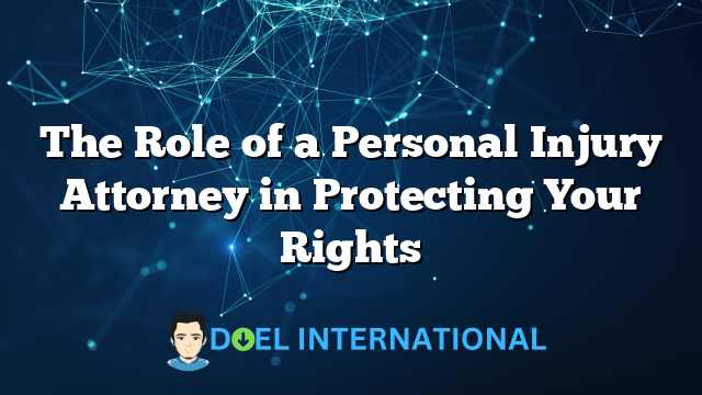 The Role of a Personal Injury Attorney in Protecting Your Rights