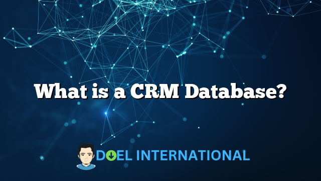 What is a CRM Database?