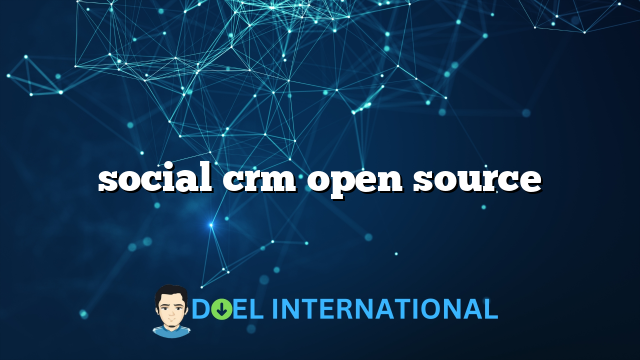 social crm open source