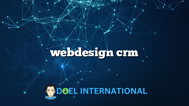 webdesign crm