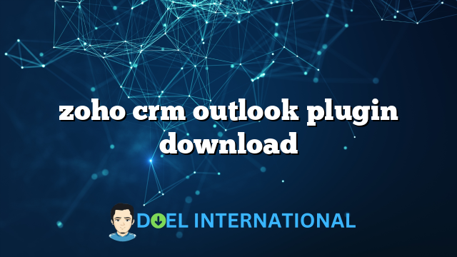 zoho crm outlook plugin download